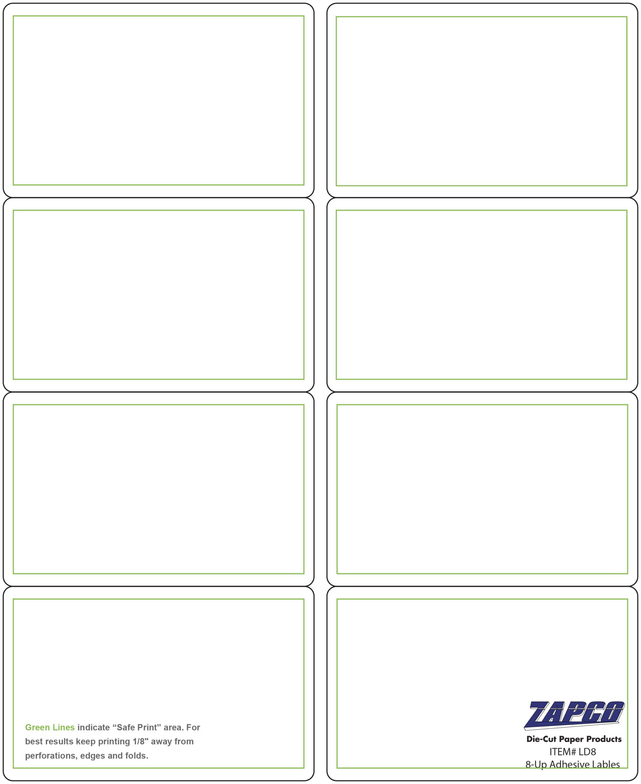 Print File Archival 8x10 Photo Pages – BLK810-2S (25 Pack) – Made In USA