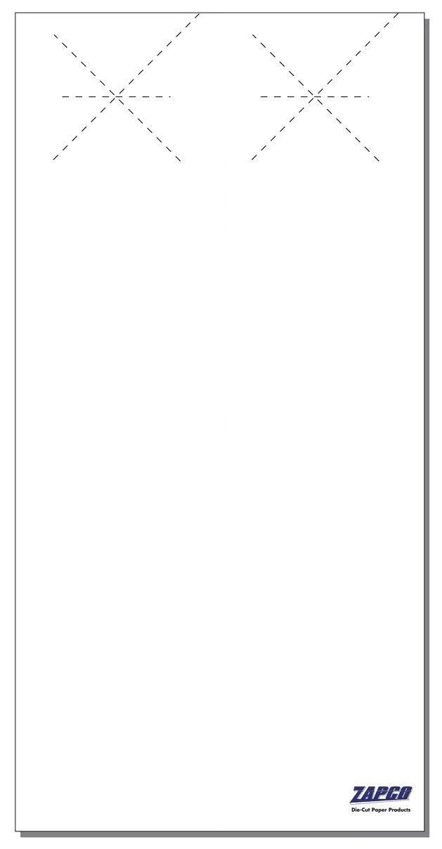 Starburst Door Hanger Paper 4.25