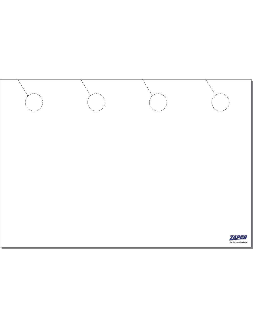 White Standard Door Hangers - 12 x 18 in 90 lb Index