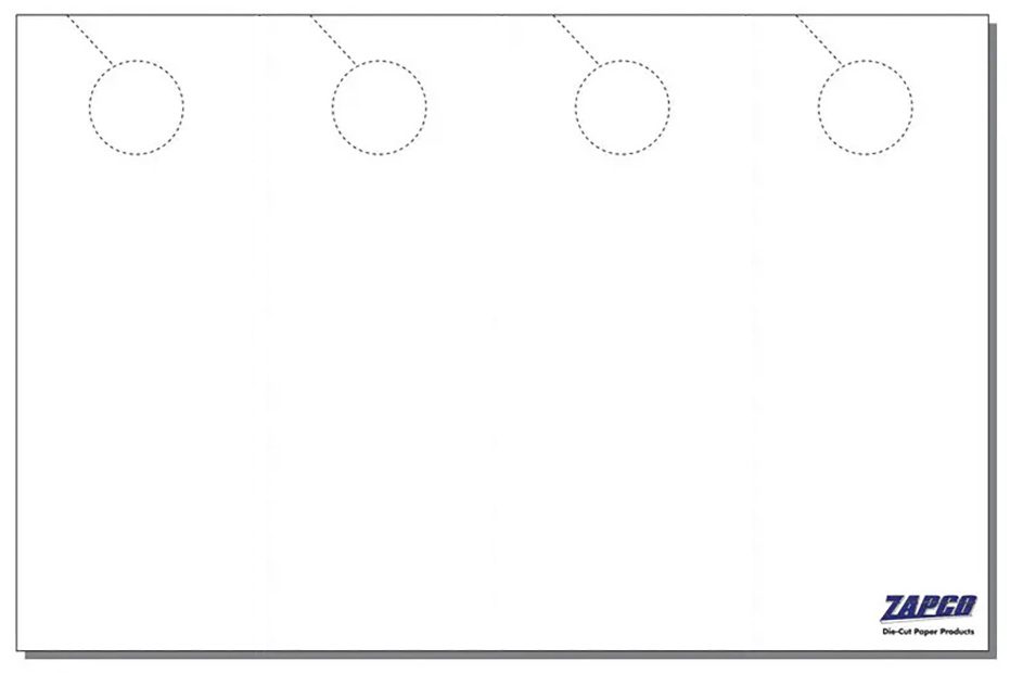 Door Hanger Sheets | 4-Up Printable Card Stock 8.5x13