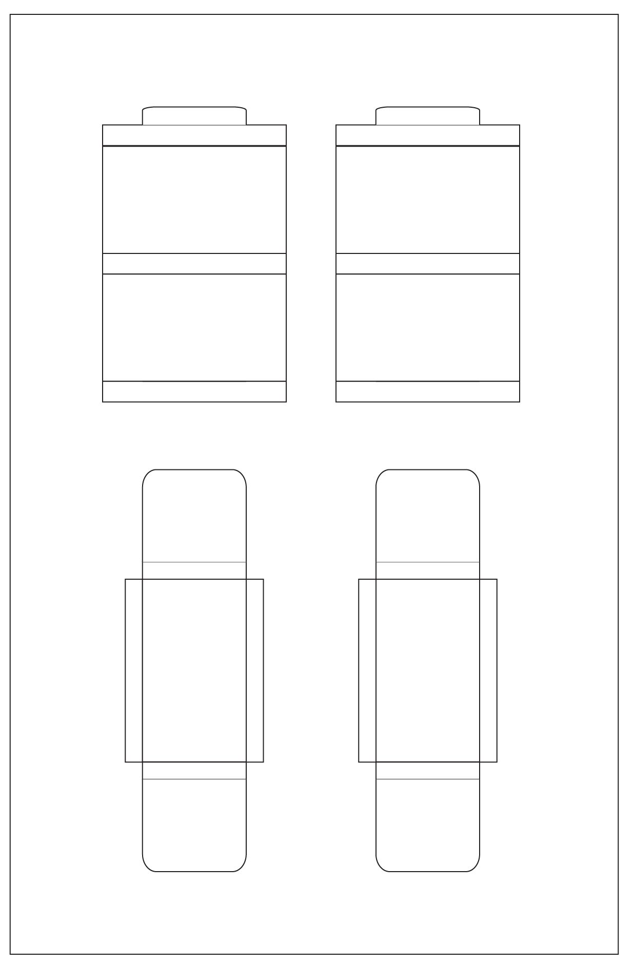 Item PB-2: 2-UP 2-Part Pocket Box | Zapco Paper